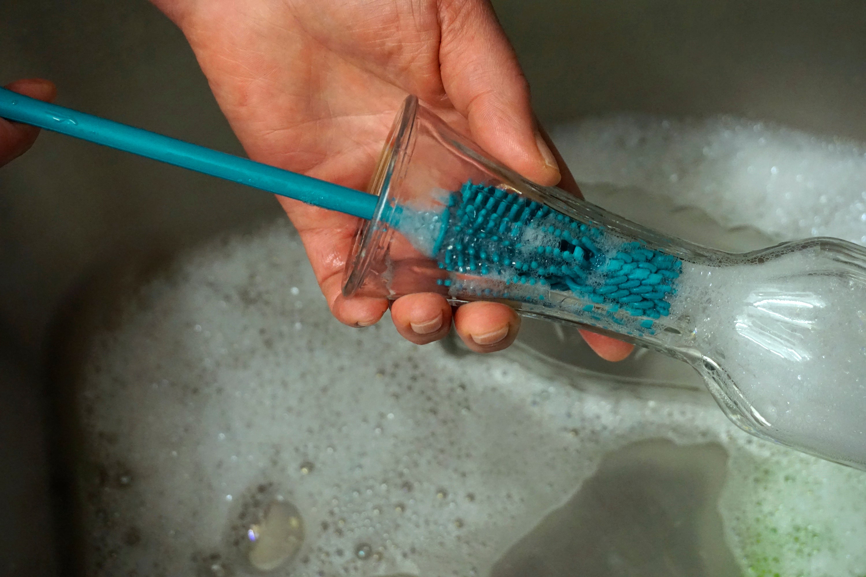 Silicone Bottle Brush – Turquoise