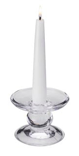 Reversible Glass Candle Candle Holder
