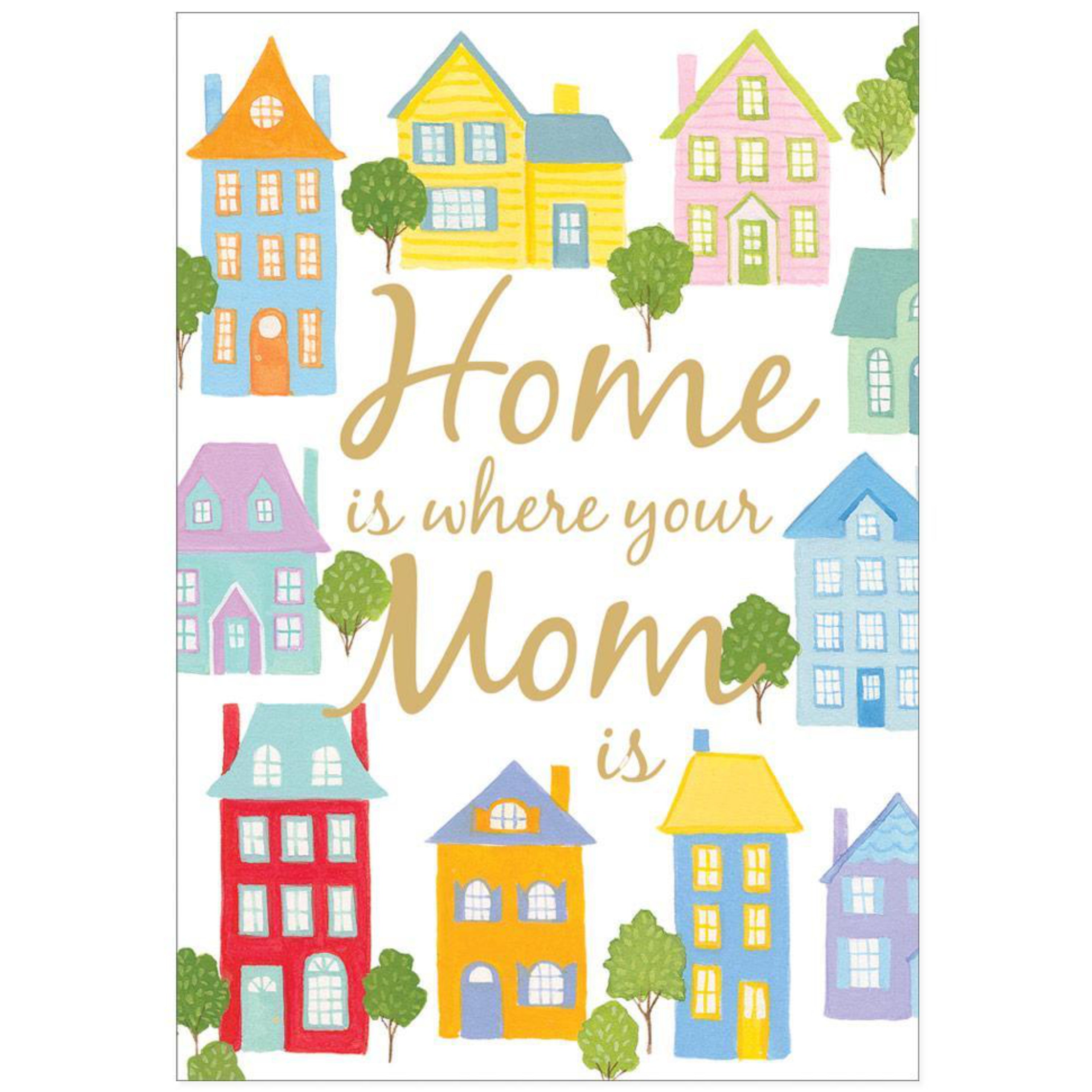Caspari Mother's Day Card – Home – 1 Card & 1 Envelope