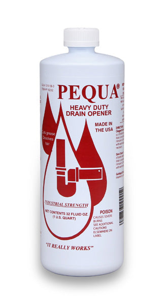 Pequa Heavy Duty Drain Opener, 32 oz