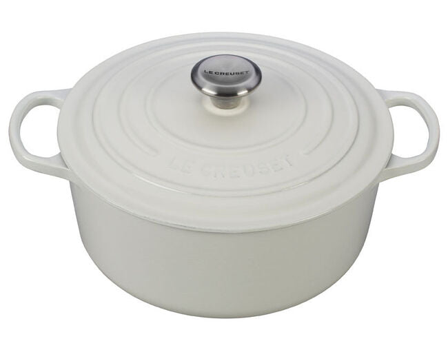 Le Creuset Round Dutch Oven – 5.5 QT – White