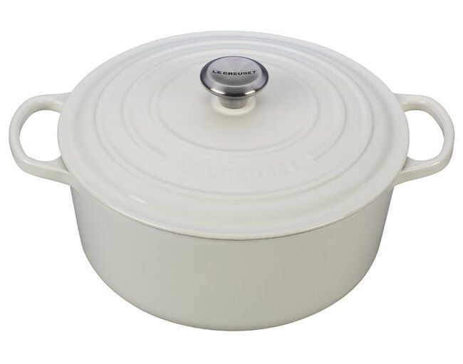 Le Creuset Round Dutch Oven – 7.25QT – White