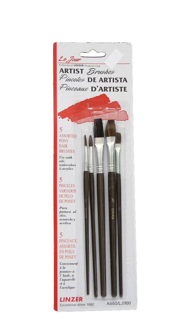 5 Piece Artist Brush Set