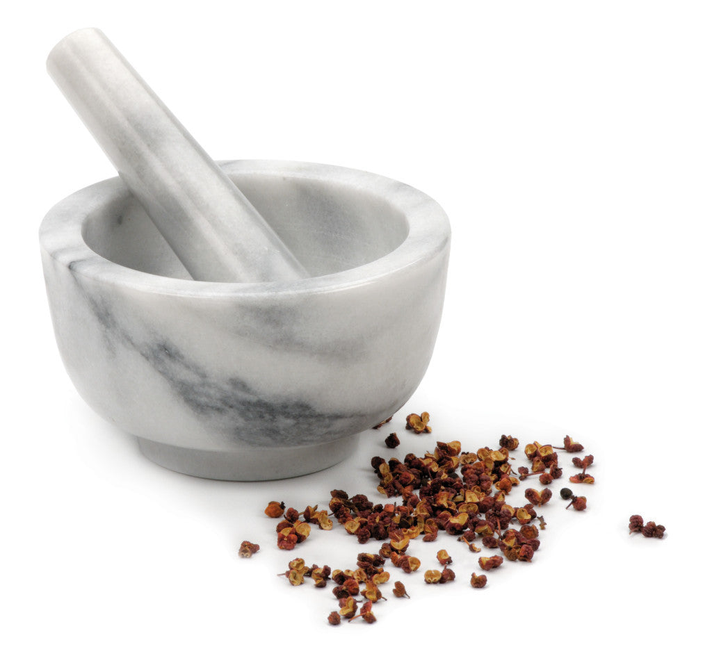 White Marble Mortar & Pestle