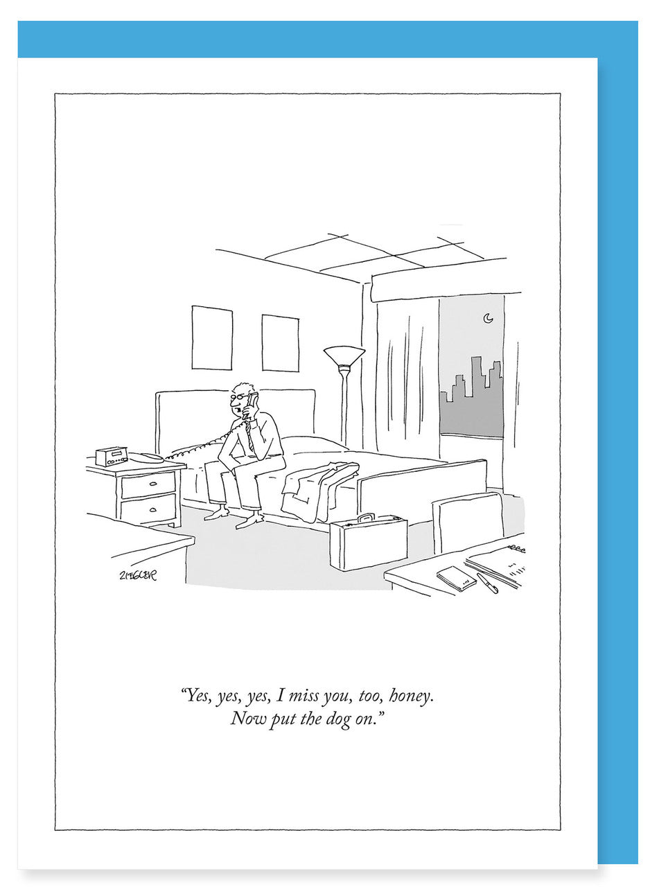 New Yorker Note Card - Put The Dog On