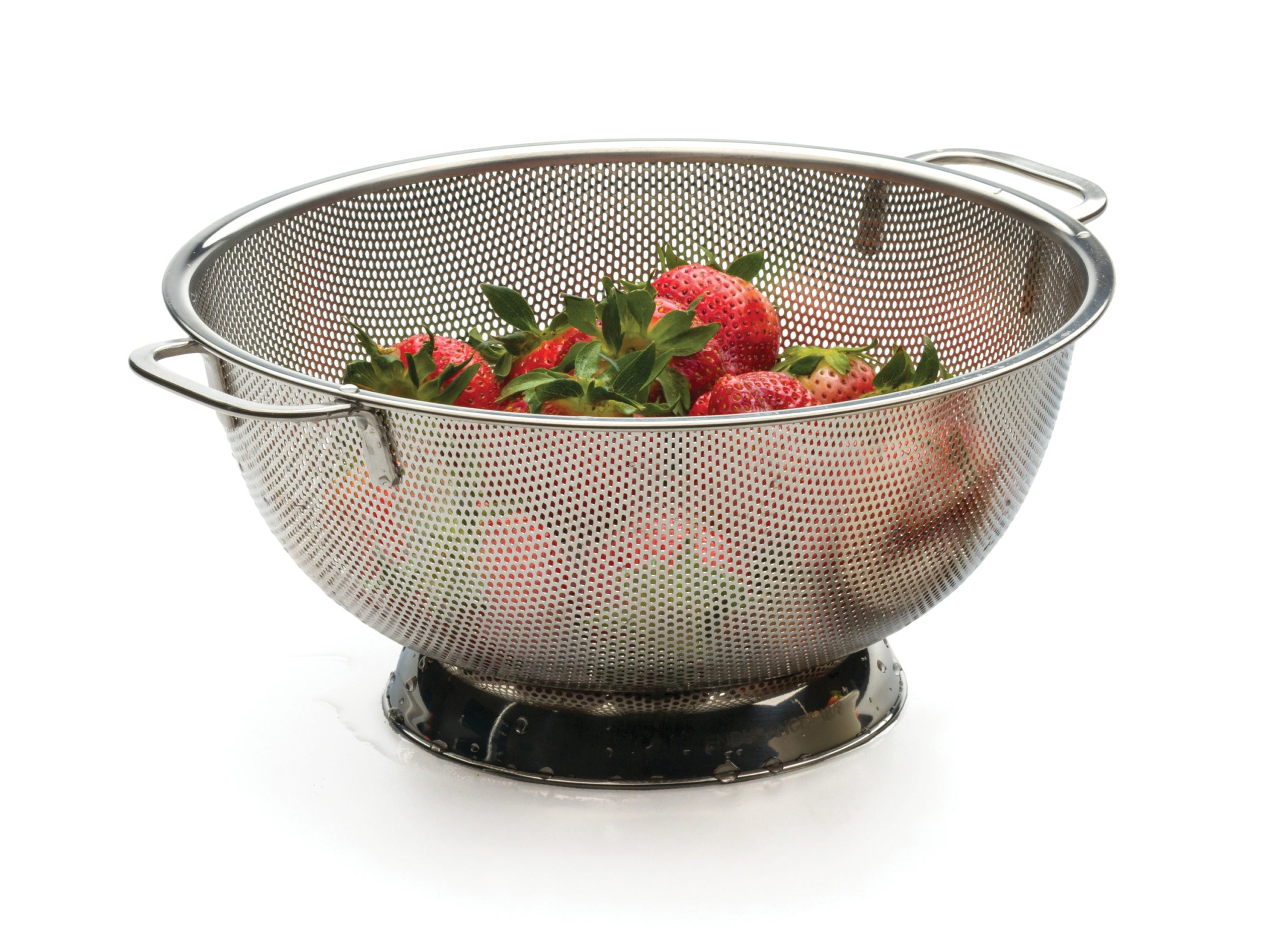 Precision Pierced Stainless Steel 5 qt Colander