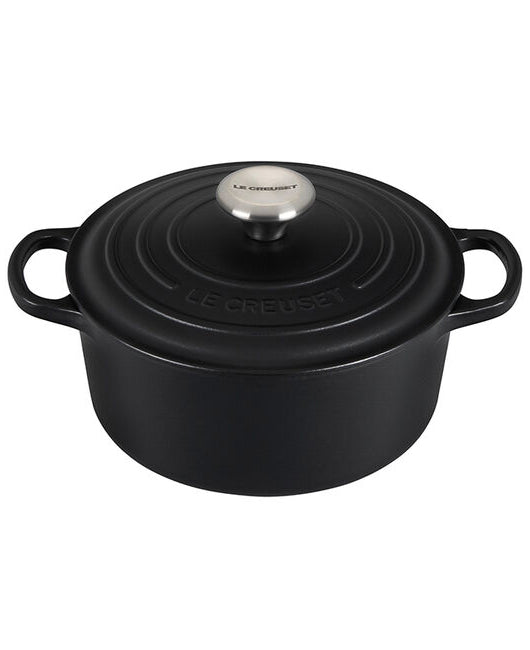 Le Creuset Signature Cast Iron 3.5 qt. Licorice Round Dutch Oven