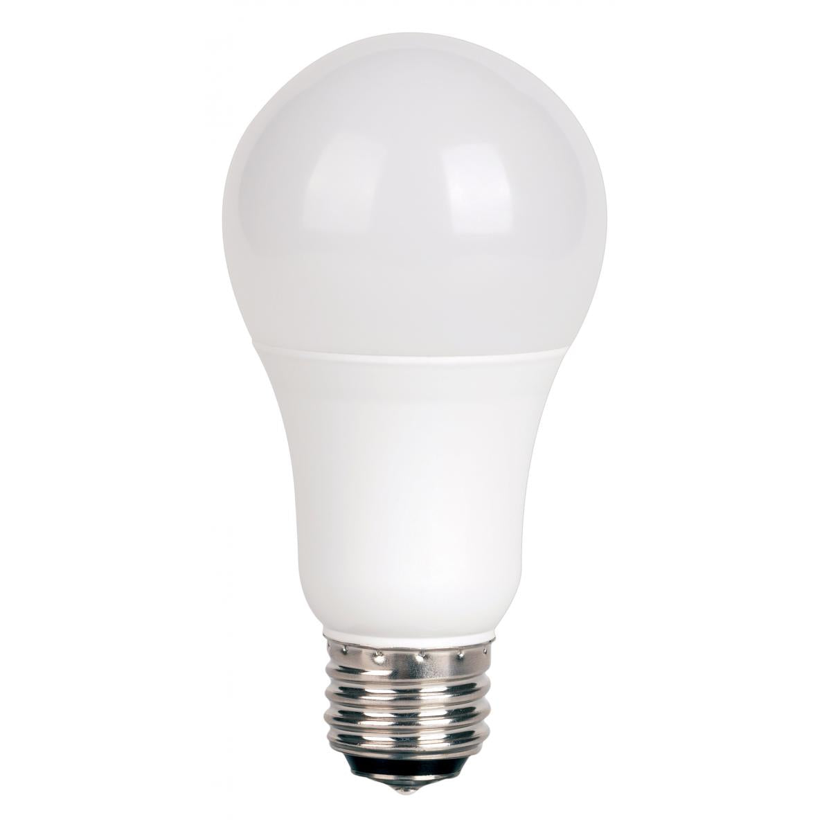 Satco LED 3-Way Frosted A19 Bulb – 3/9/12W – 30/70/100 Equivalent – Warm White