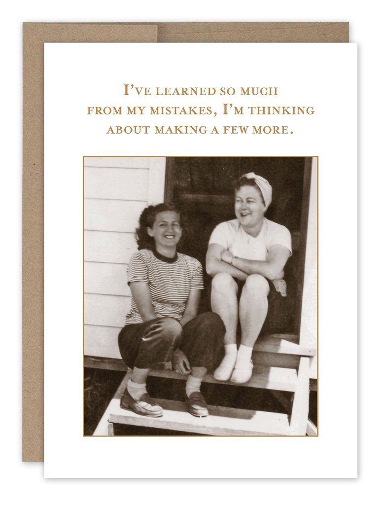 Shannon Martin Birthday Card – My Mistakes