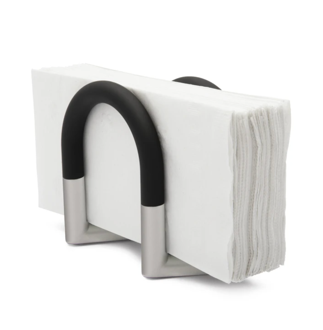 Umbra Swivel Napkin Holder - Stainless/Black