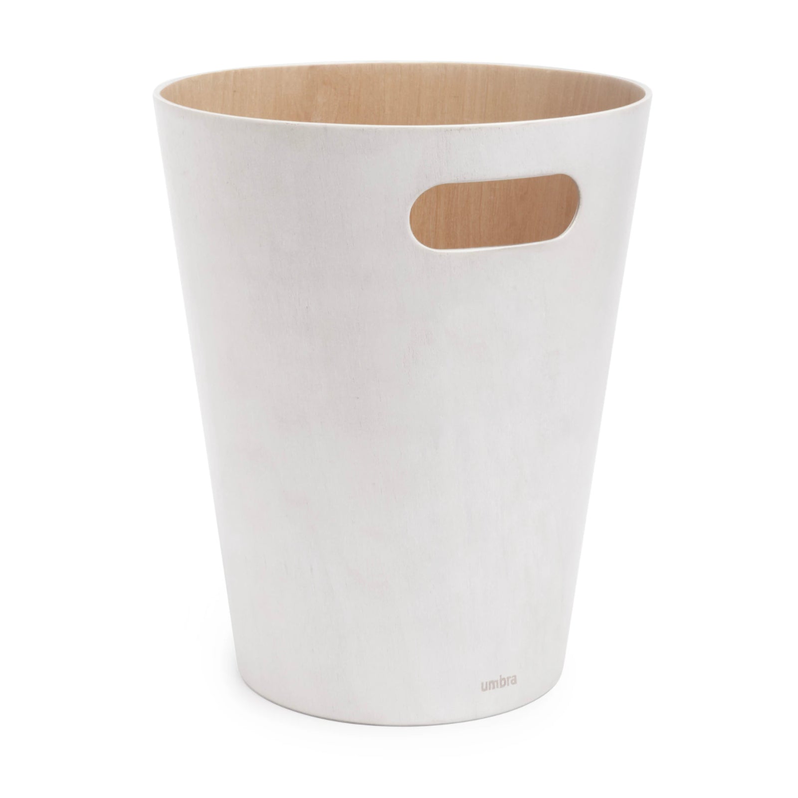 Umbra Woodrow Waste Can – White