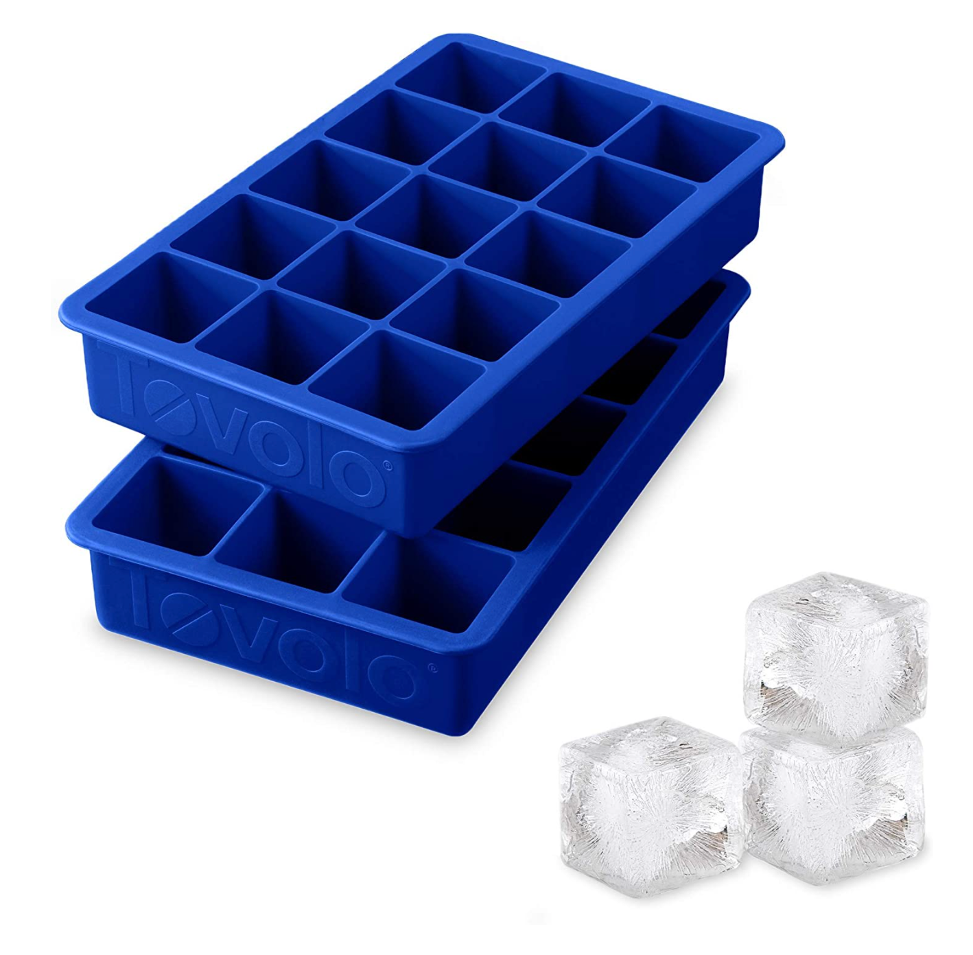Perfect Ice Mold Silicone Freezer Tray – Set of 2