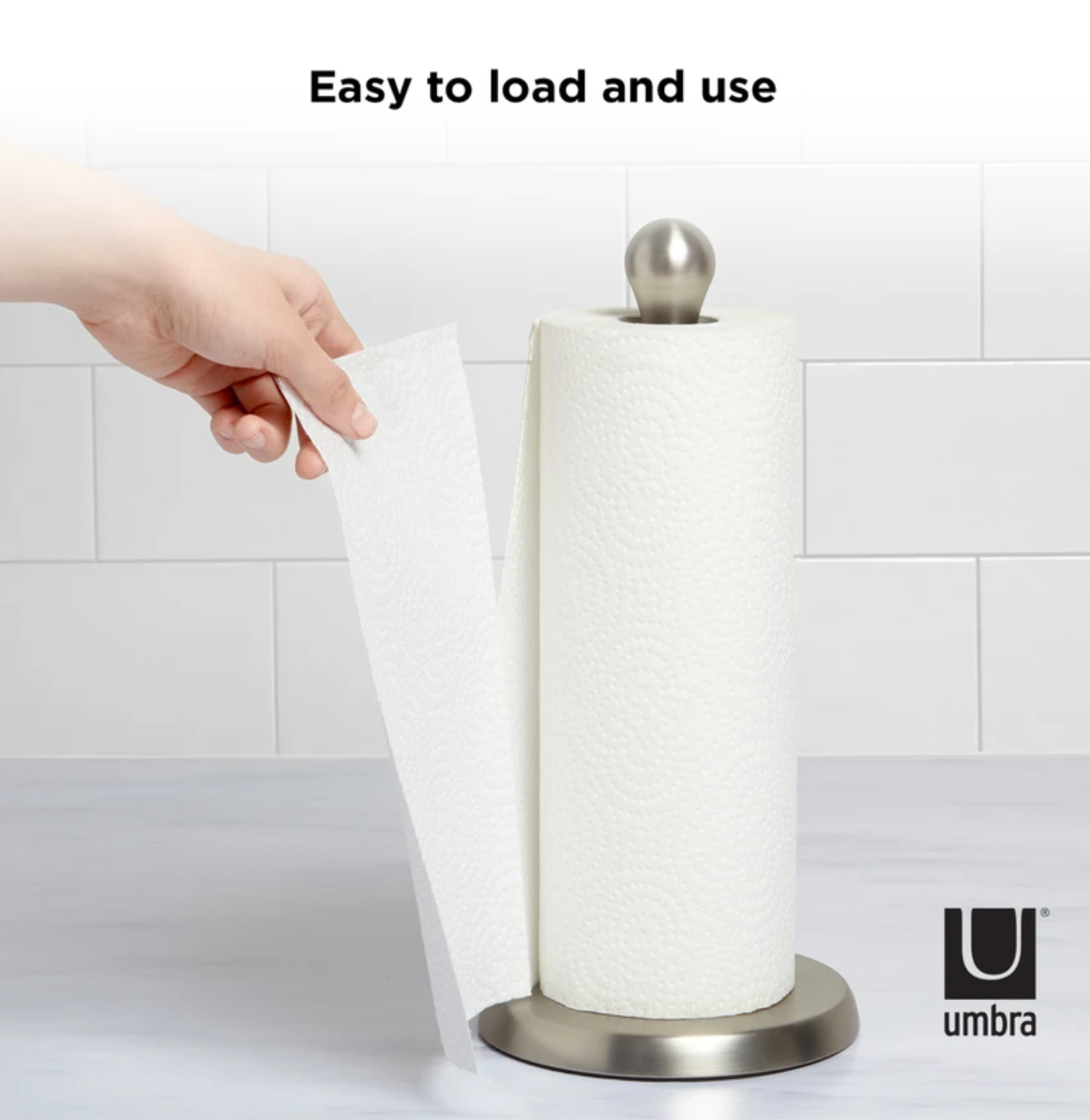 Umbra Tug Paper Towel Holder – Stainless