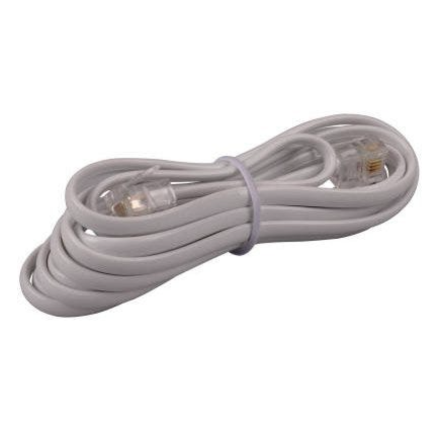 Modular Line Extension Cord – White – 7-Ft.