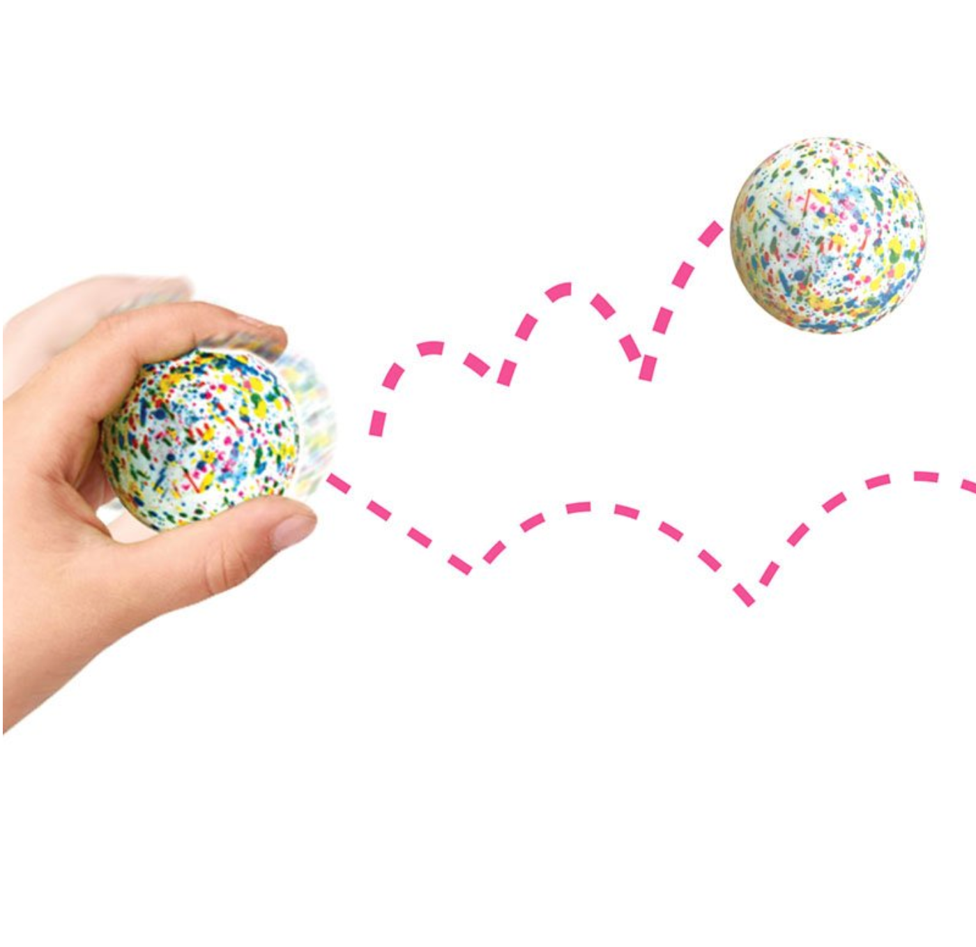 Stress Breaker Hi-Bounce Rainbow Stress Ball