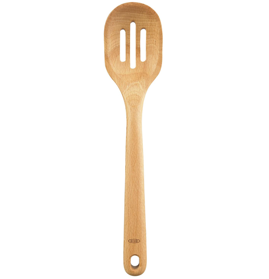OXO Good Grips Large Wooden Slotted Spoon