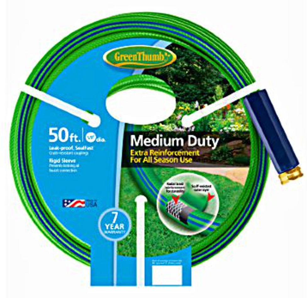 Green Thumb 5/8 Inch By 50 Foot Nylon Garden Hose