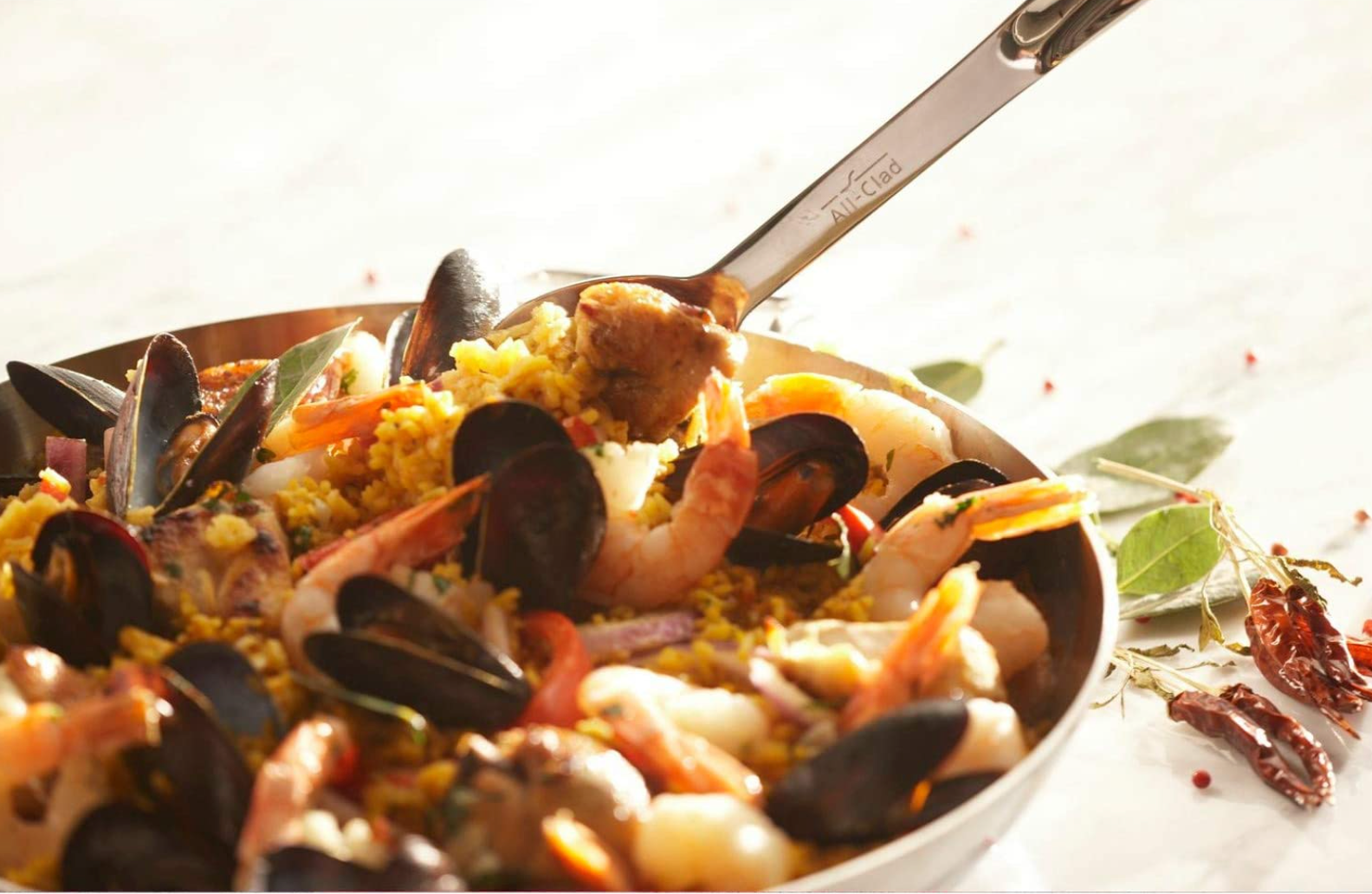 All-Clad T102 Stainless Steel Solid Spoon Kitchen Tool – 13"