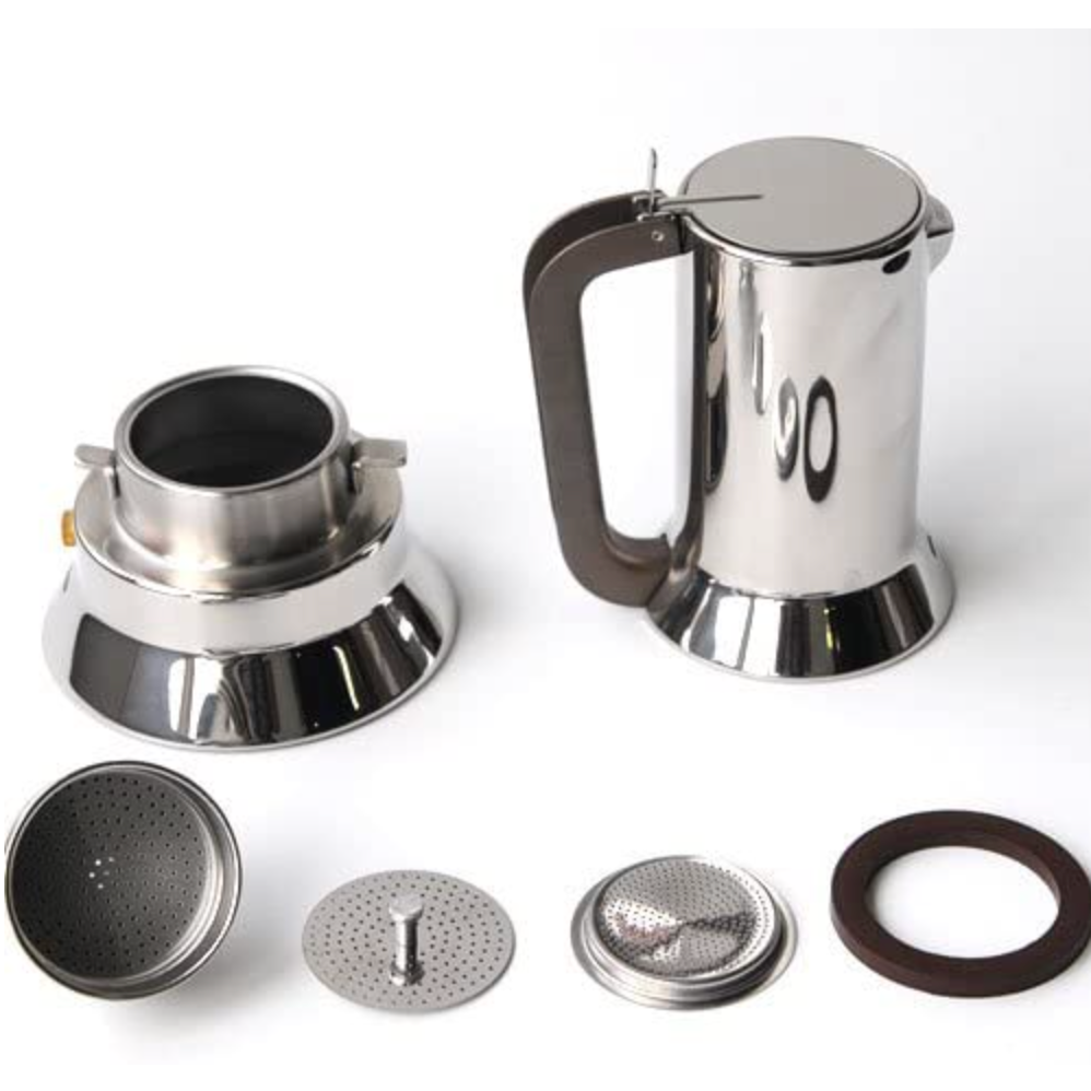 Alessi Espresso Maker 9090 by Richard Sapper – 6-Cup