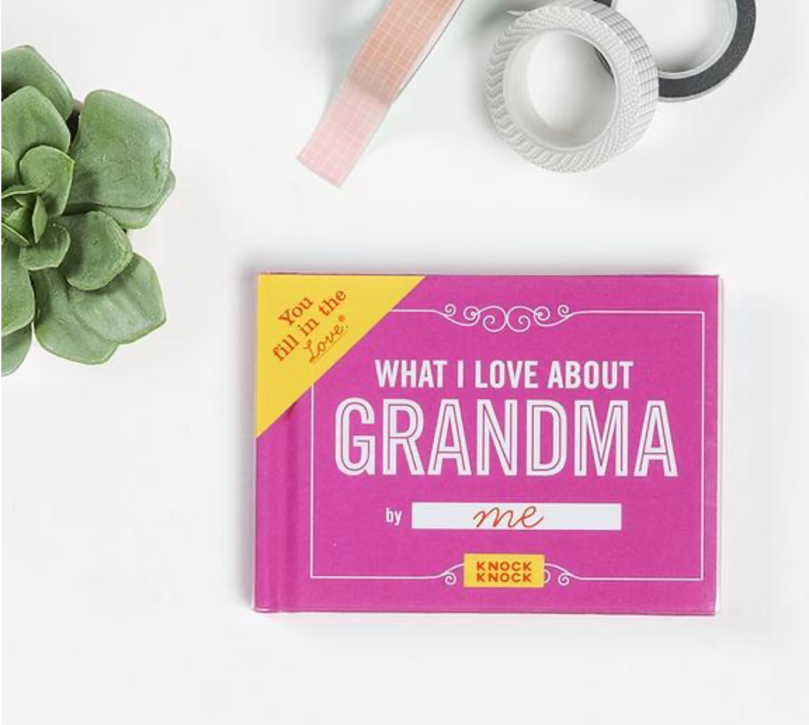 What I Love about Grandma Fill in the Love Book