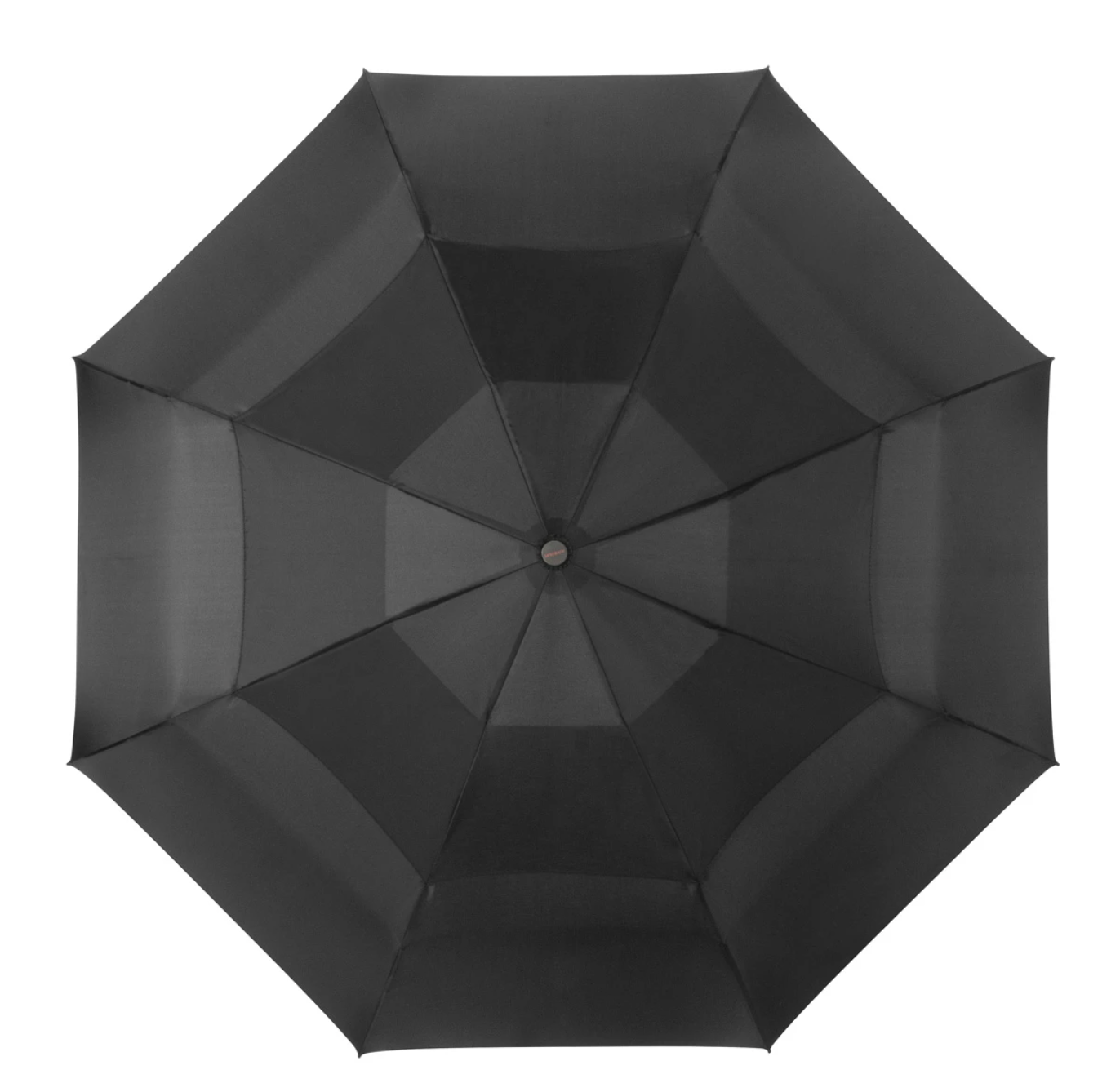 Vortex Vented Auto Open & Close Compact Windproof Umbrella – Black