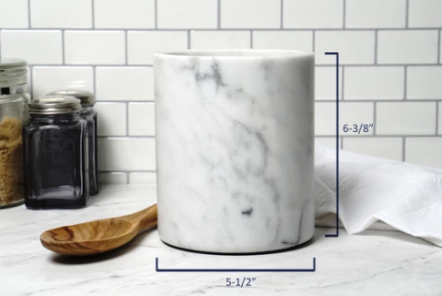 Wine Cooler and Tool Holder – White Marble