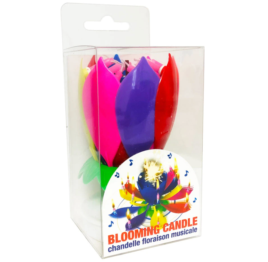 Blossom Magic Musical Flower Candle – 14 Candles