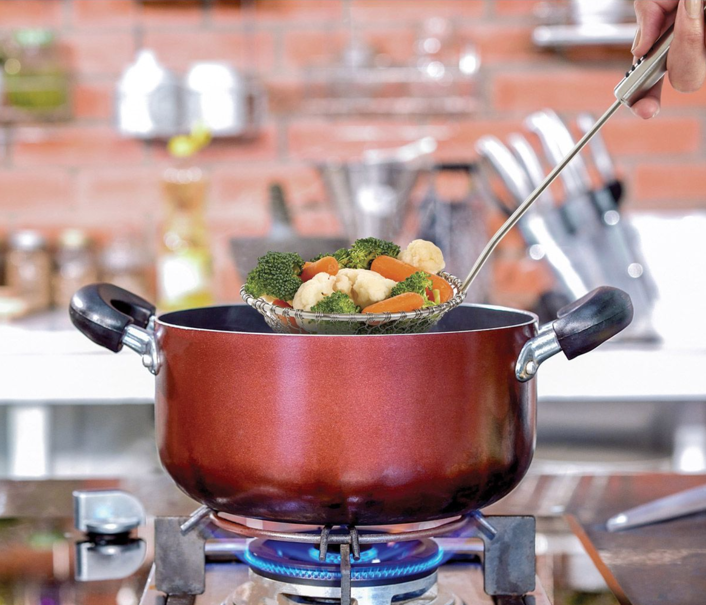 Stainless Steel Spider Strainer – 5in