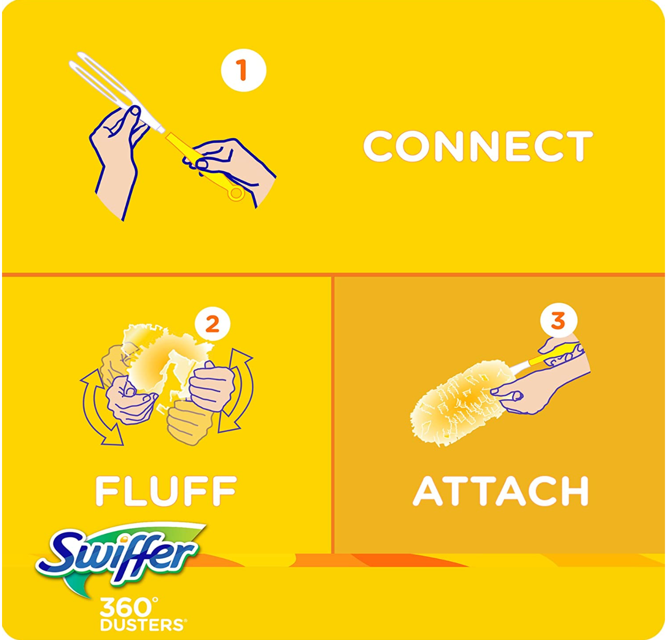 Swiffer Duster 360 Heavy Duty Refills – Pack of 6