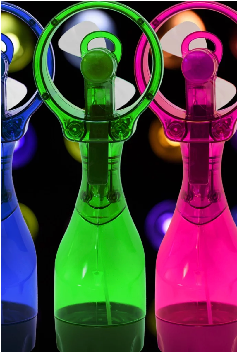 Deluxe Misting Fan – Assorted Colors