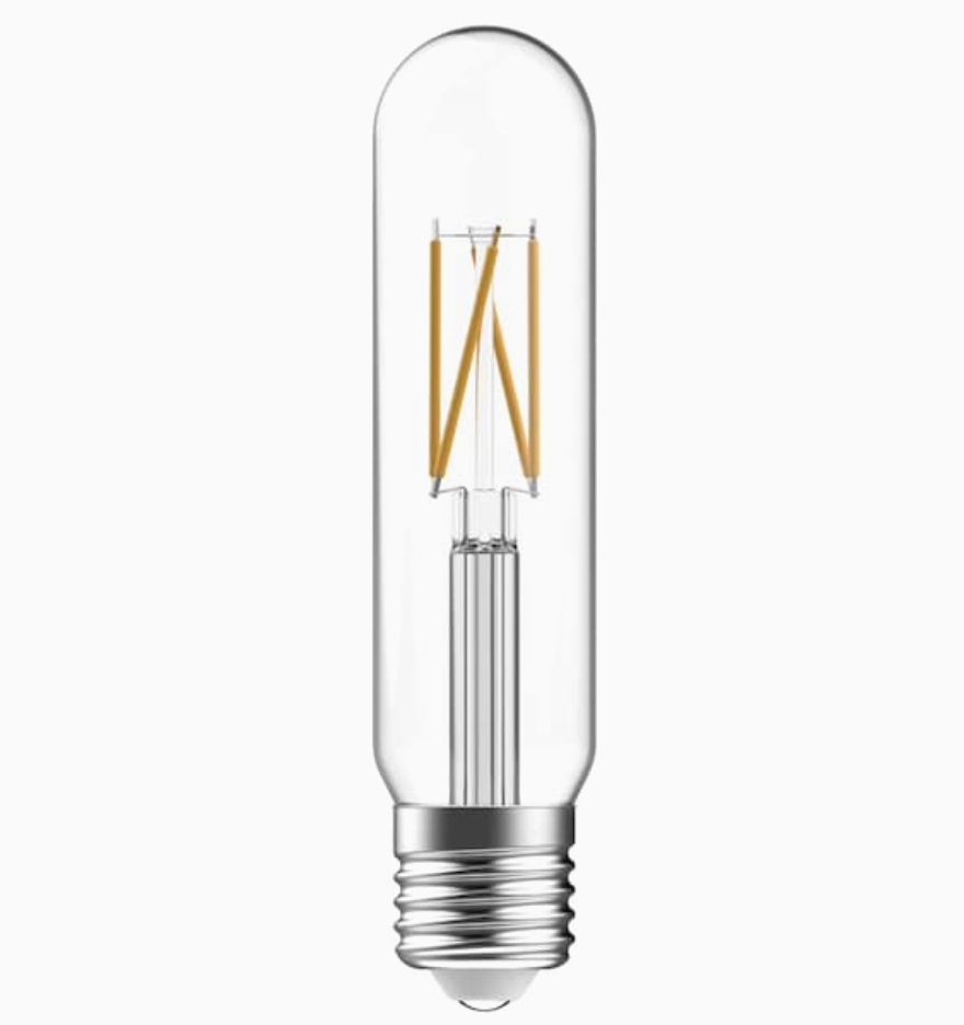 Tubular LED Soft White Clear Light Bulb – 450 Lumens (4.5-Watts) 40W Equivalent
