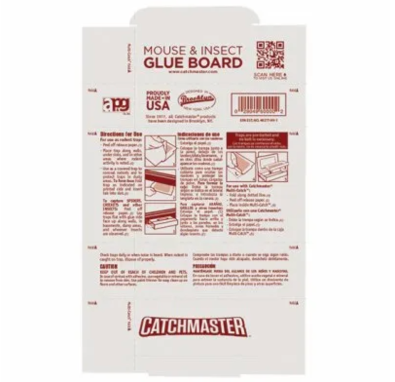 Baited Mouse & Insect Glue Traps – 4-Pk.