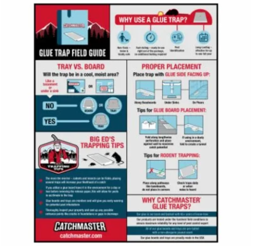 Baited Mouse & Insect Glue Traps – 4-Pk.