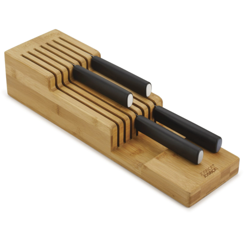 Joseph Joseph DrawerStore Bamboo Compact Knife Organizer