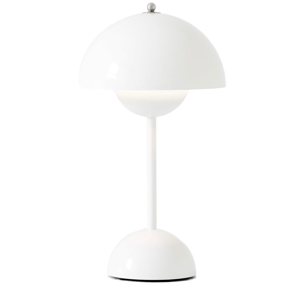 Flowerpot VP9 Portable Table Lamp Grey Beige - &Tradition - Buy online