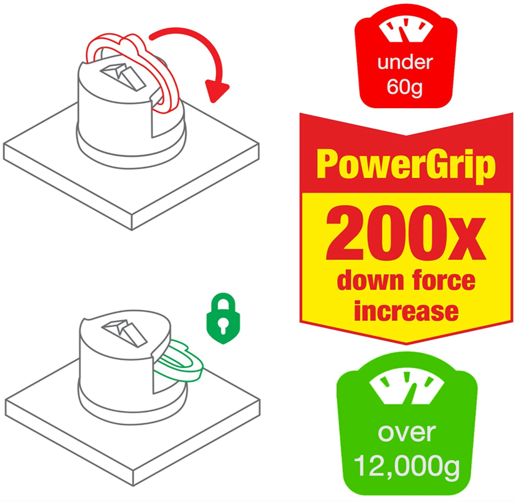 AnySharp Pro Knife One Handed Use Sharpener With Power Grip Surface – Blue