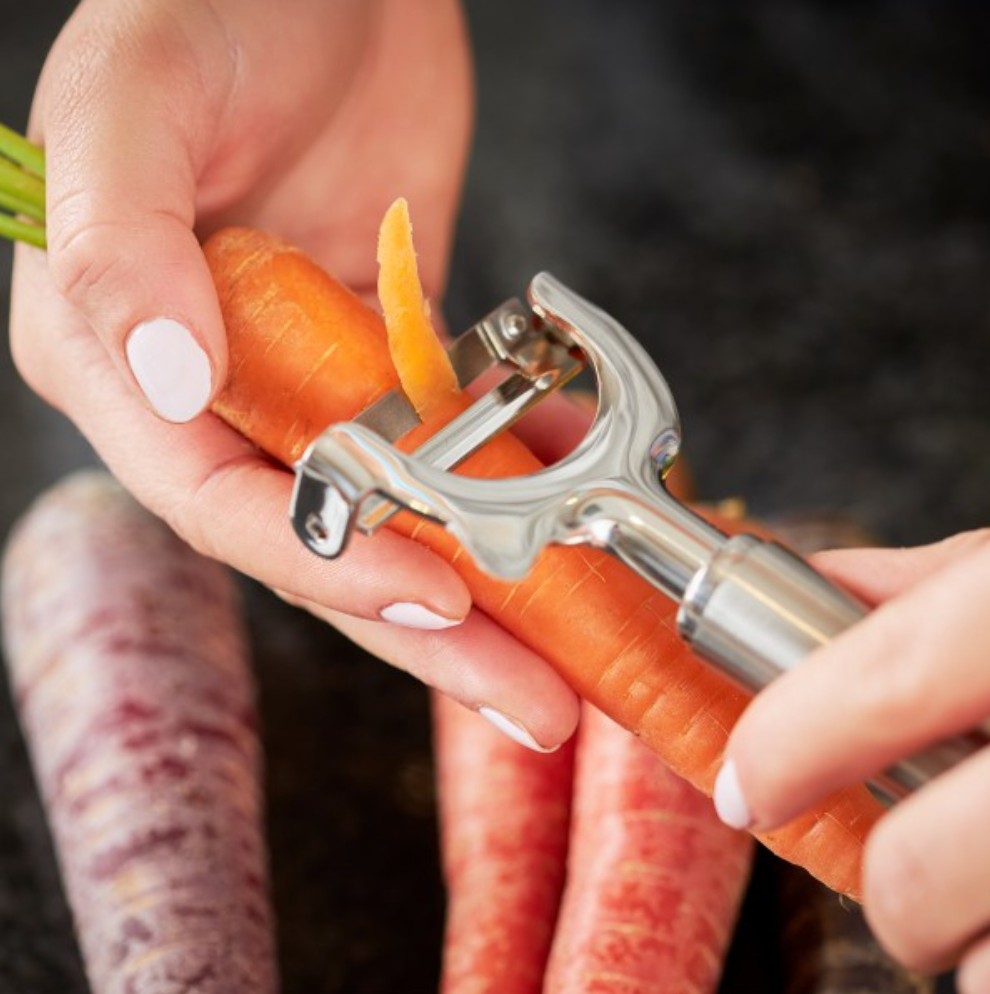 Rosle Stainless Steel Swivel Peeler Crosswise