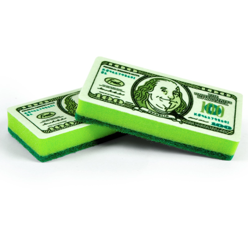 Dirty Money Sponges - Pack of 2