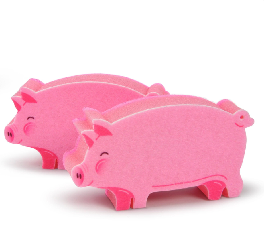 Fred Pigsty Sponges - Pack of 2