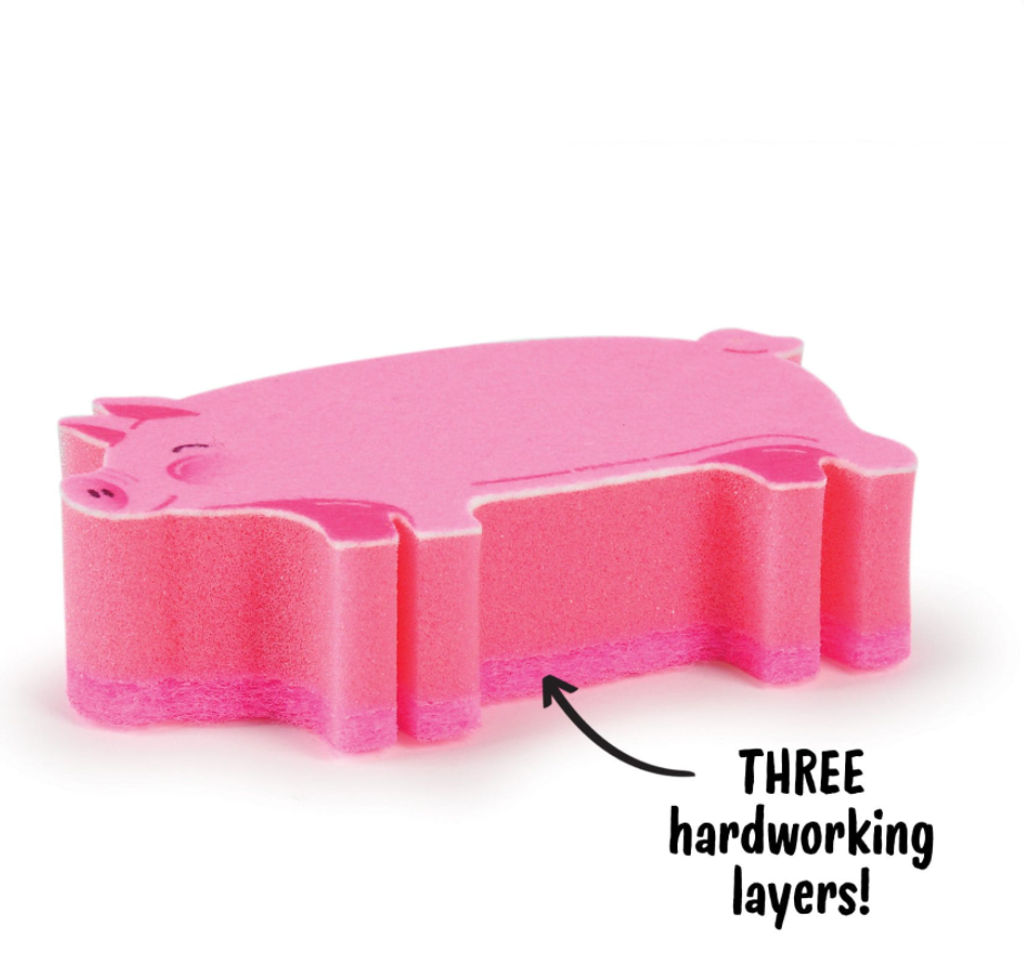 Fred Pigsty Sponges - Pack of 2