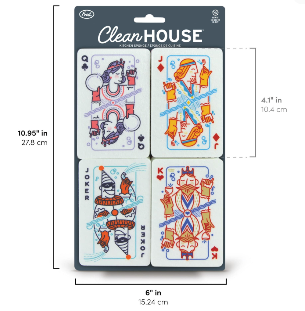 Clean House Sponges - Set of 4