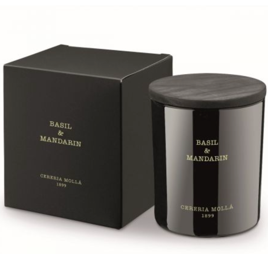 Cereria Molla - Basil & Mandarin Candle – 8oz.