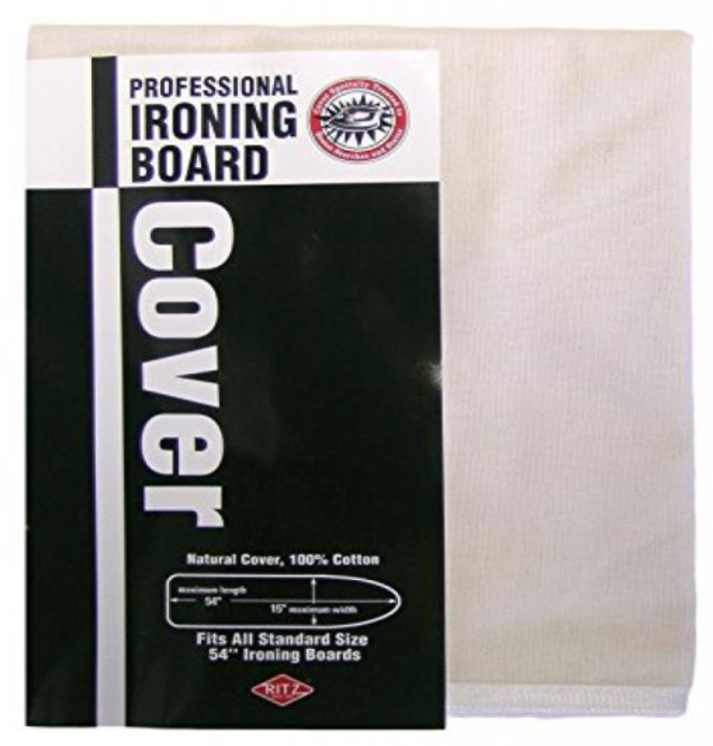 Ritz Ironing Board Treated Cotton Cover – Standard Sized 54” – Natural