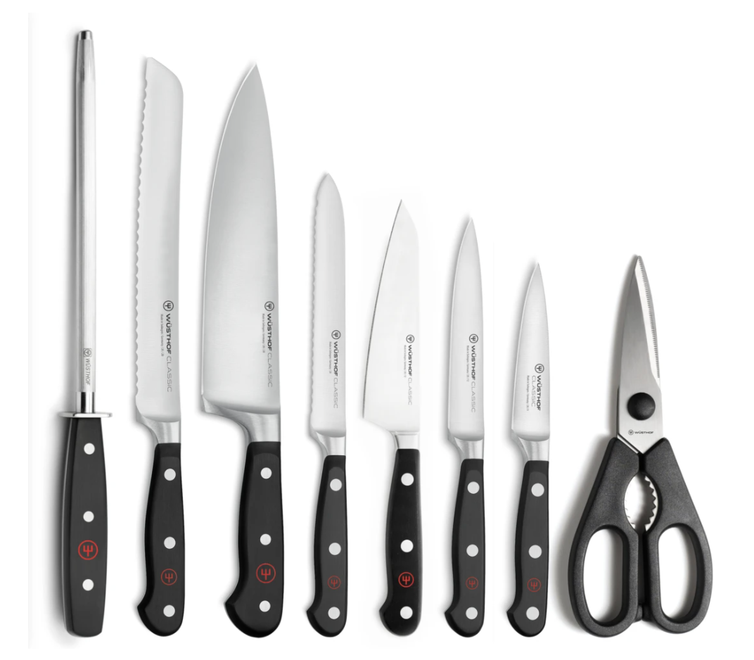 Wusthof Classic 9-Piece Knife Block Set