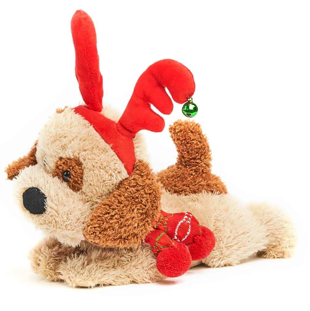 Cuddle Barn Animated Jingle Jasper Christmas Plush Toy