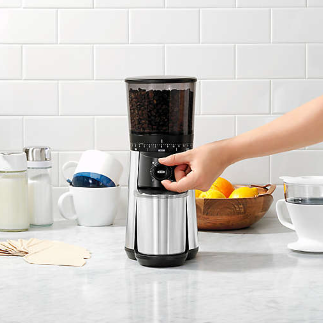 OXO Conical Burr Stainless Steel Coffee Grinder