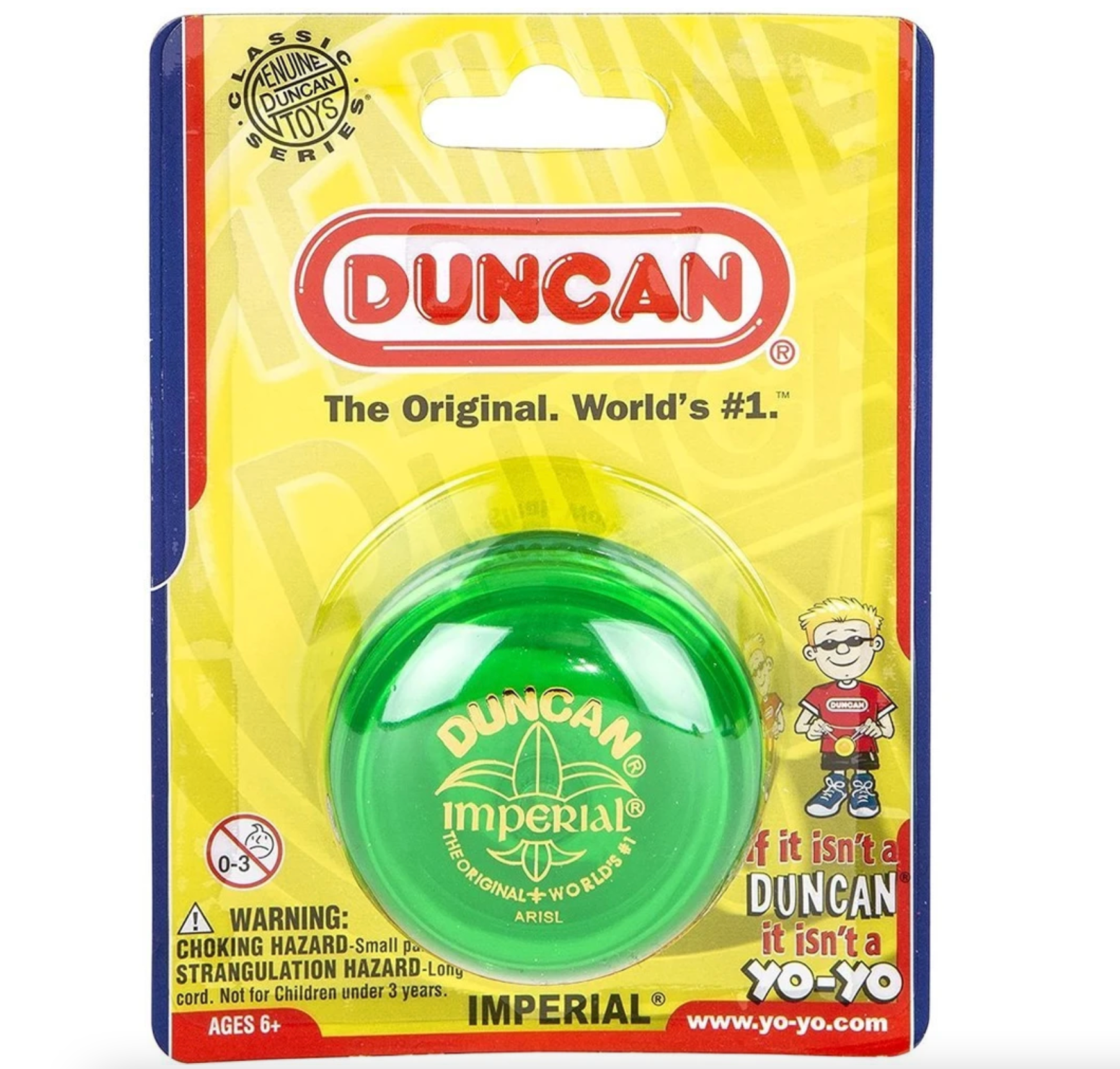 Duncan Imperial Yoyo – Assorted Colors – Sold Individually
