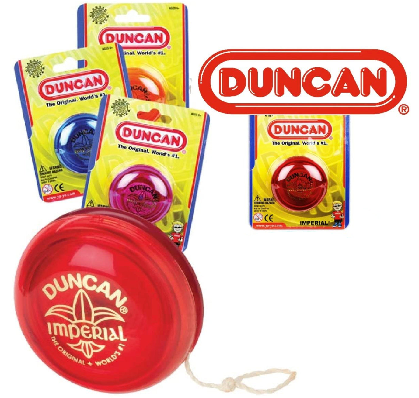 Duncan Imperial Yoyo – Assorted Colors – Sold Individually