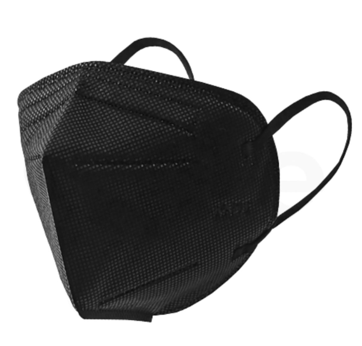 KN95 Disposable 2-Fold Face Mask – Black – Pack of 10