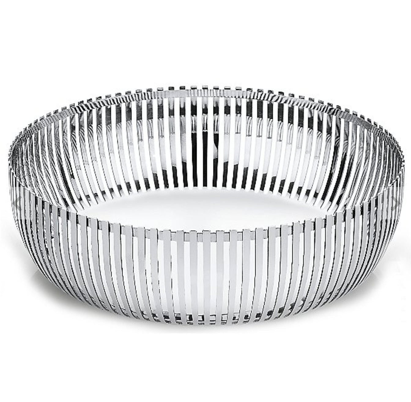 Alessi Charpin Stainless Steel Basket – 8.25" Stainless